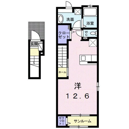 プリティーリファインド　ビラⅡの物件間取画像